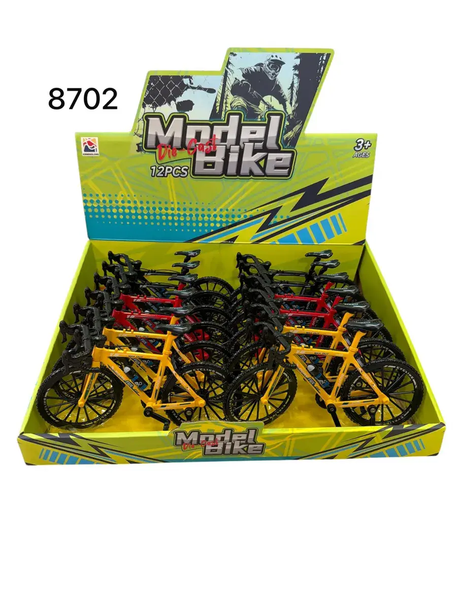 Modele rowerów metalowych Die Cast 12 szt. 3+
