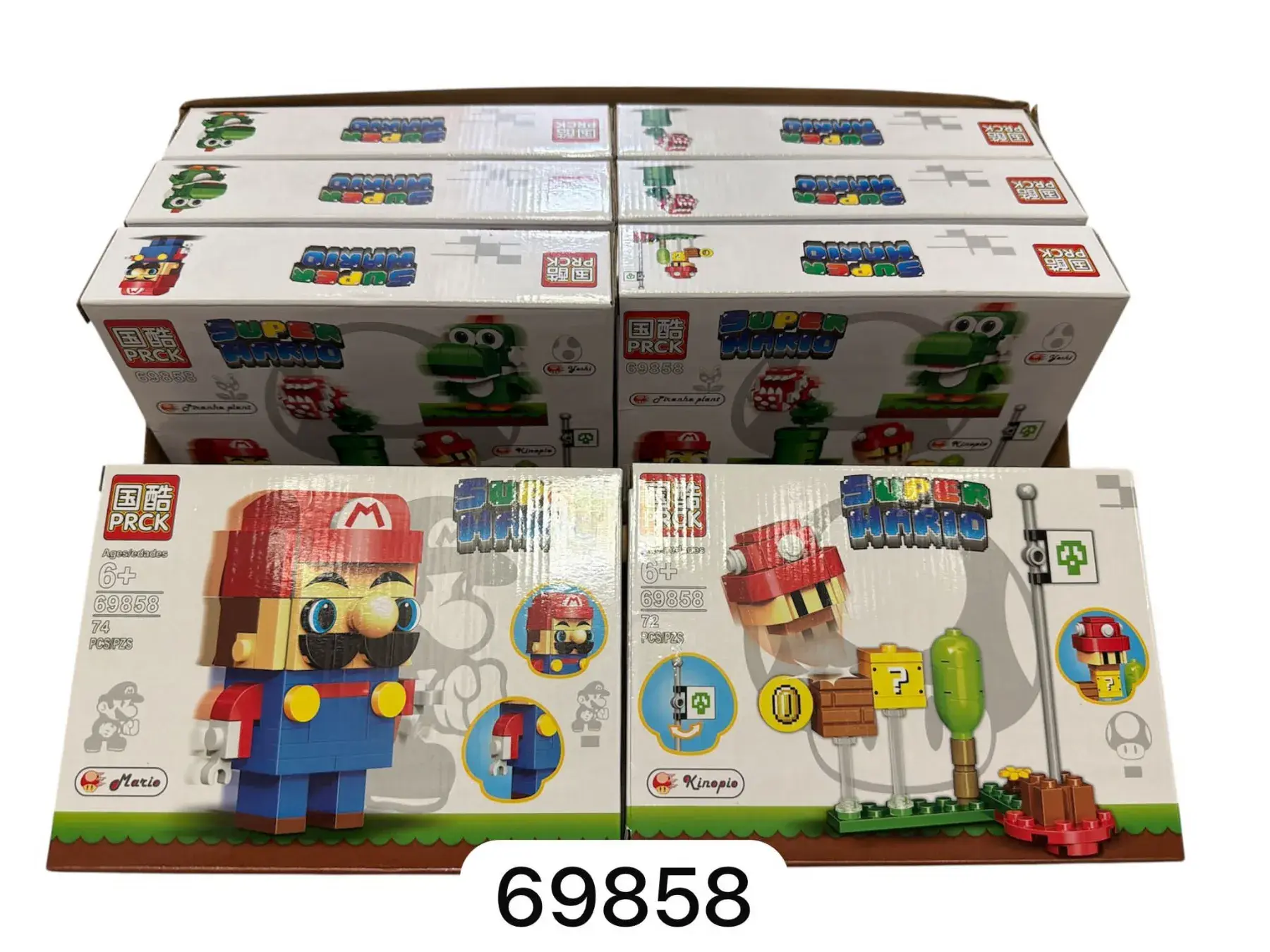Zestaw klocków Super Mario z Mario i Yoshi 69858