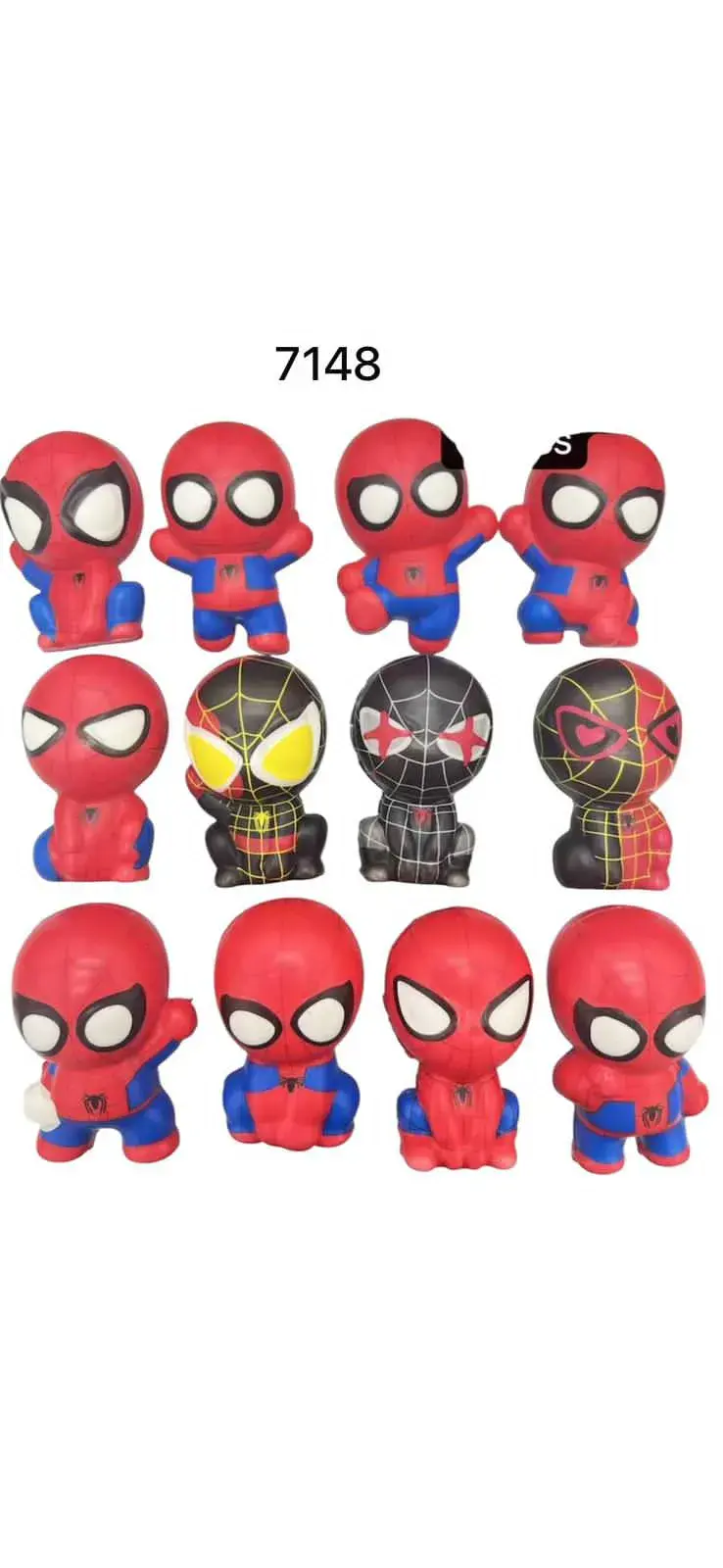 Gniotki Squeeze Spider-Man, 12 szt w opakowaniu