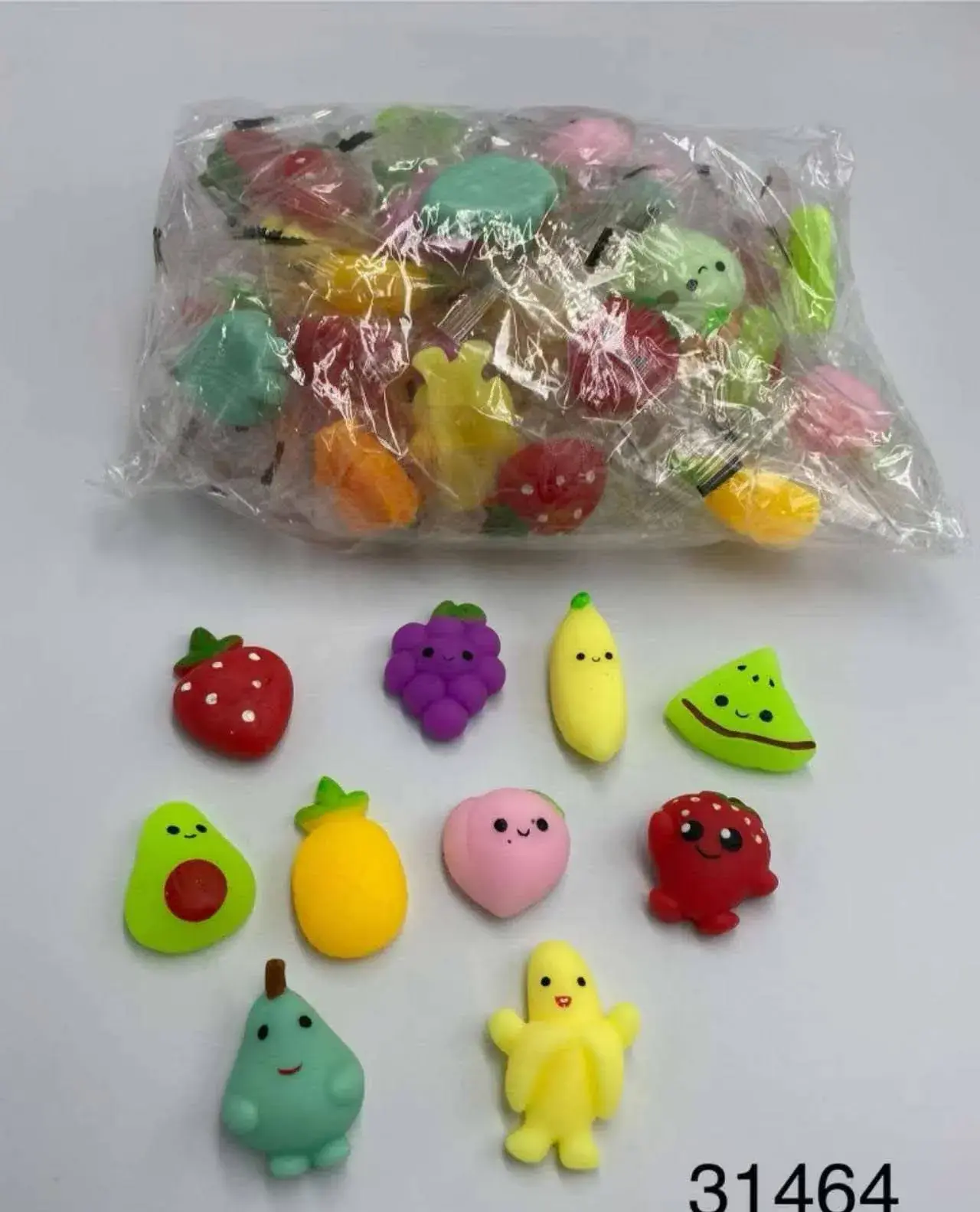 Zabawki Squeeze Toys owoce gniotki antyestresowe 50 szt