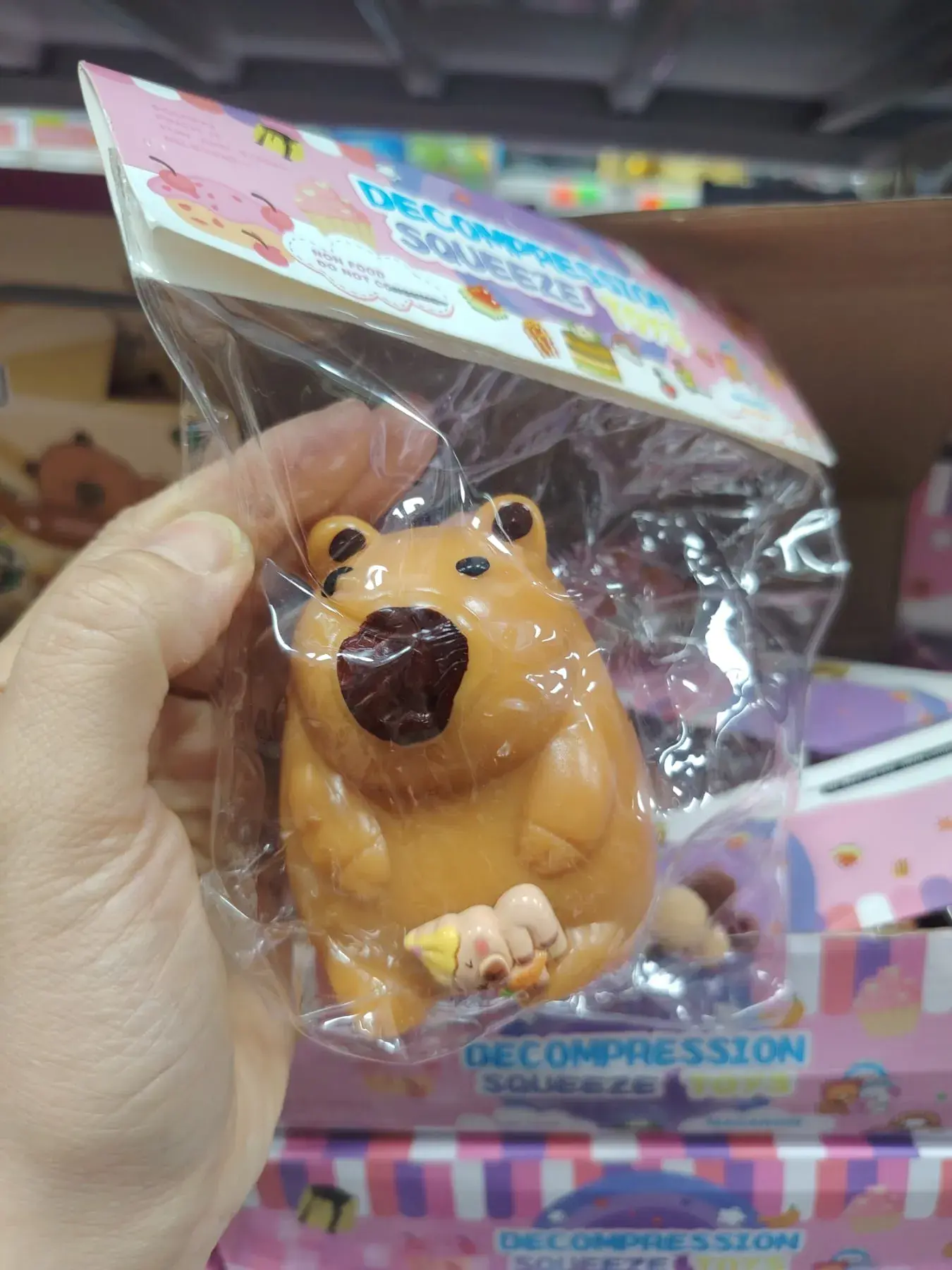 Zabawka Squeeze Toy Kapibara Duża Decompression