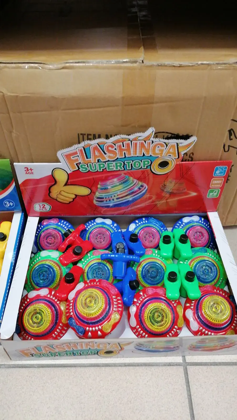 Zabawki Flashing Super Top