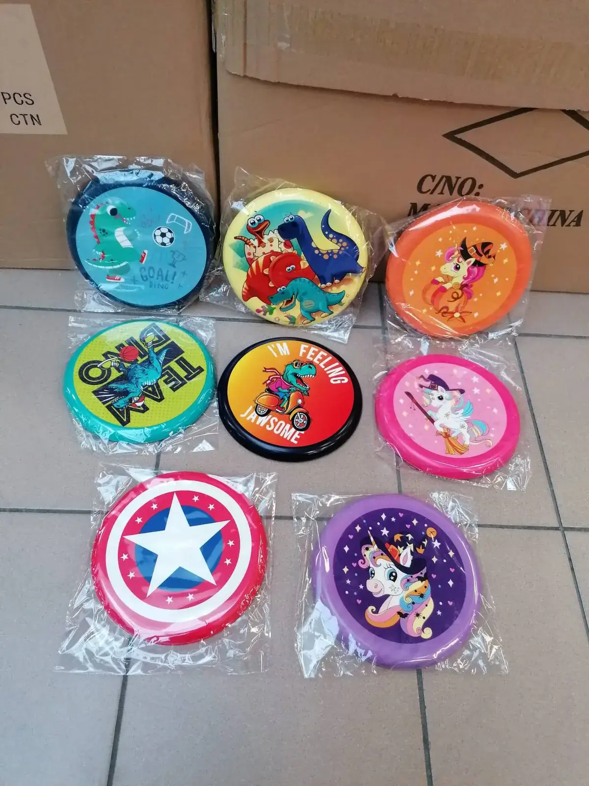 Frisbee dla dzieci z motywami bajkowymi