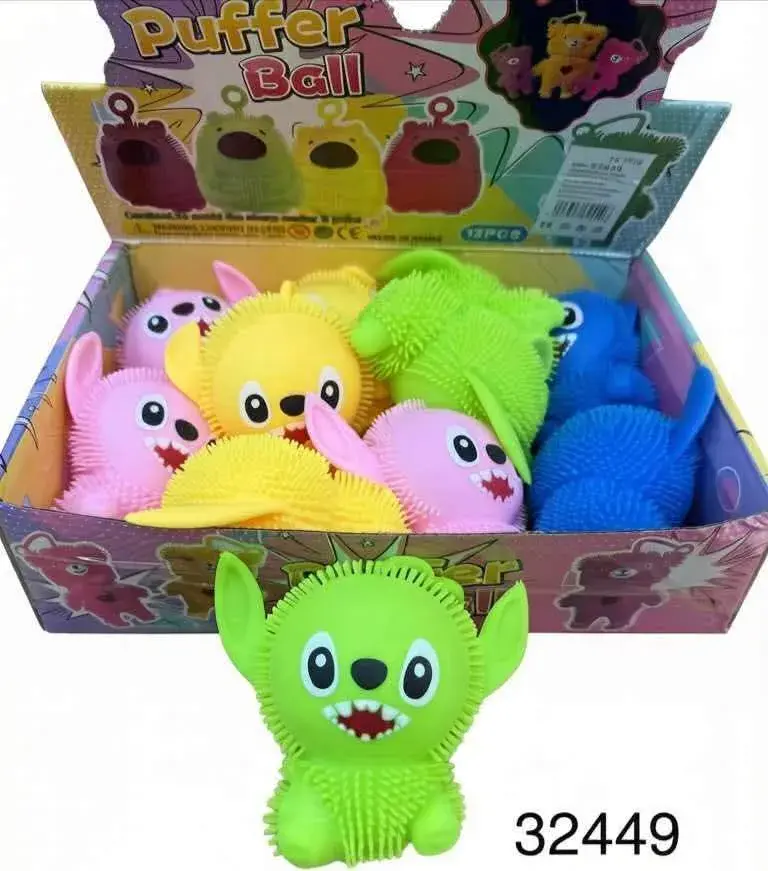 Zabawki Puffer Ball Gniotki Antystresowe 12 szt