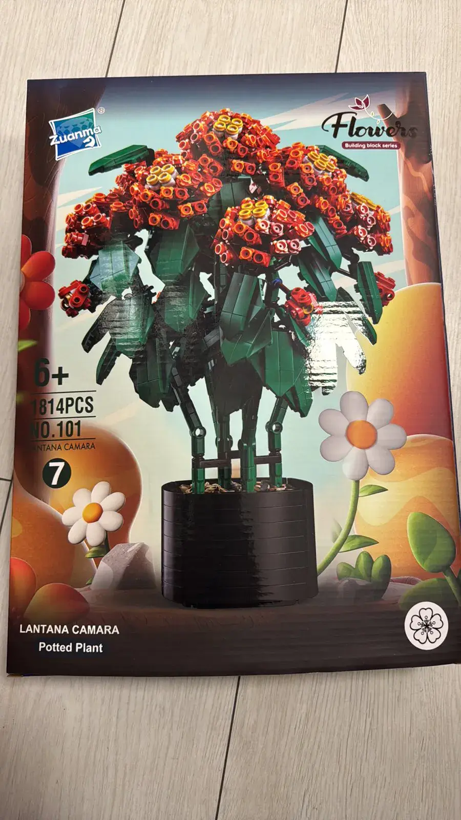 Zestaw klocków LEGO Lantana Camara kwiat doniczkowy 1074 pcs