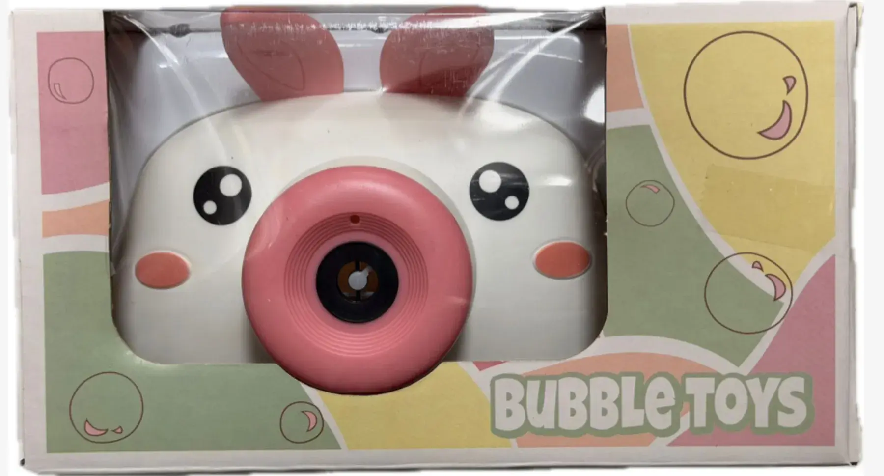 Banki Mydlane Bubble Toys z pistoletem świnki