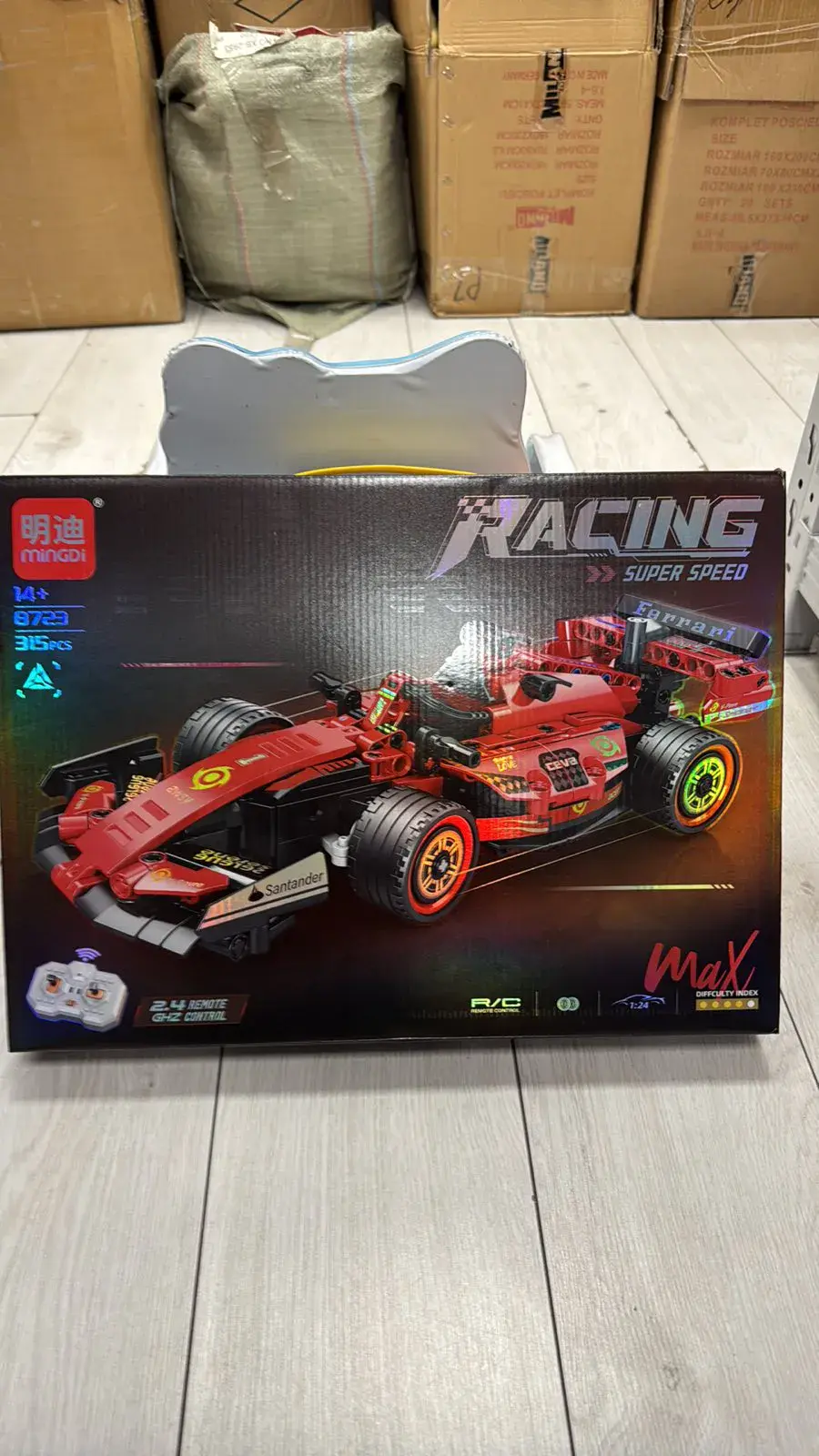 Zestaw klocków Ferrari Racing Super Speed Max