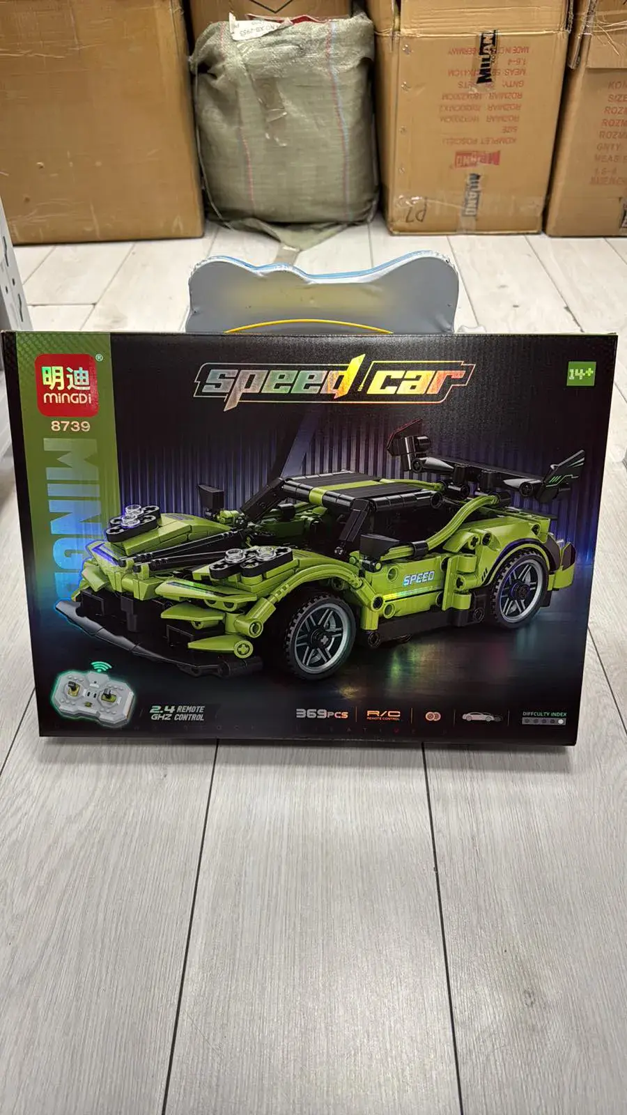 Zestaw klocków SONGNI Speed Car M7079 zielony