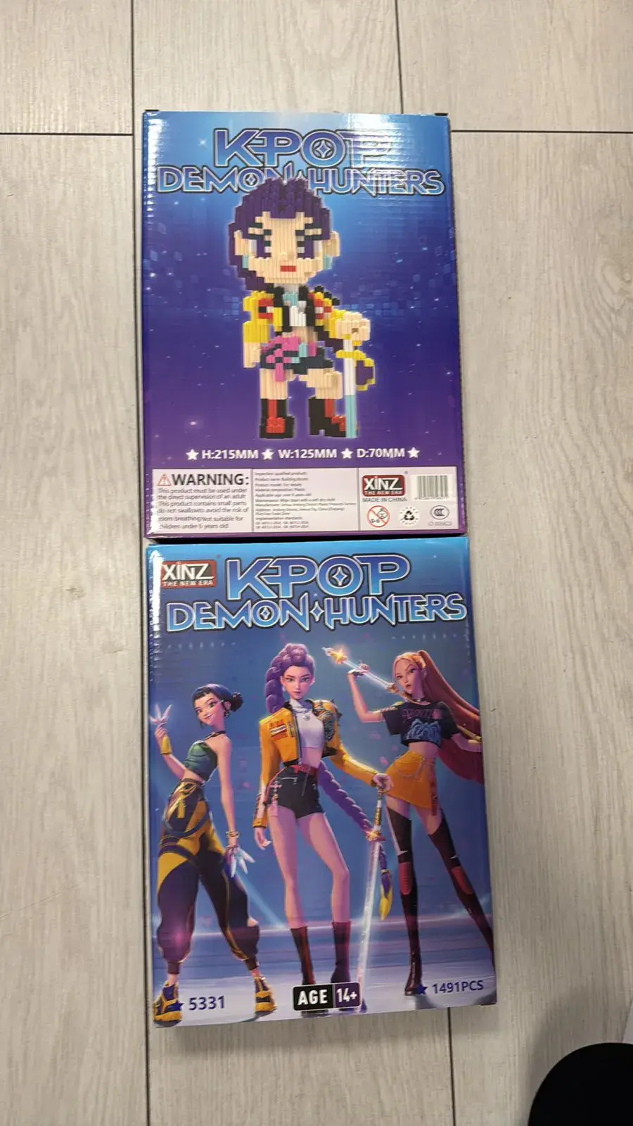 Zestaw klocków Kpop Demon Hunters XRZ POP 16 PCS