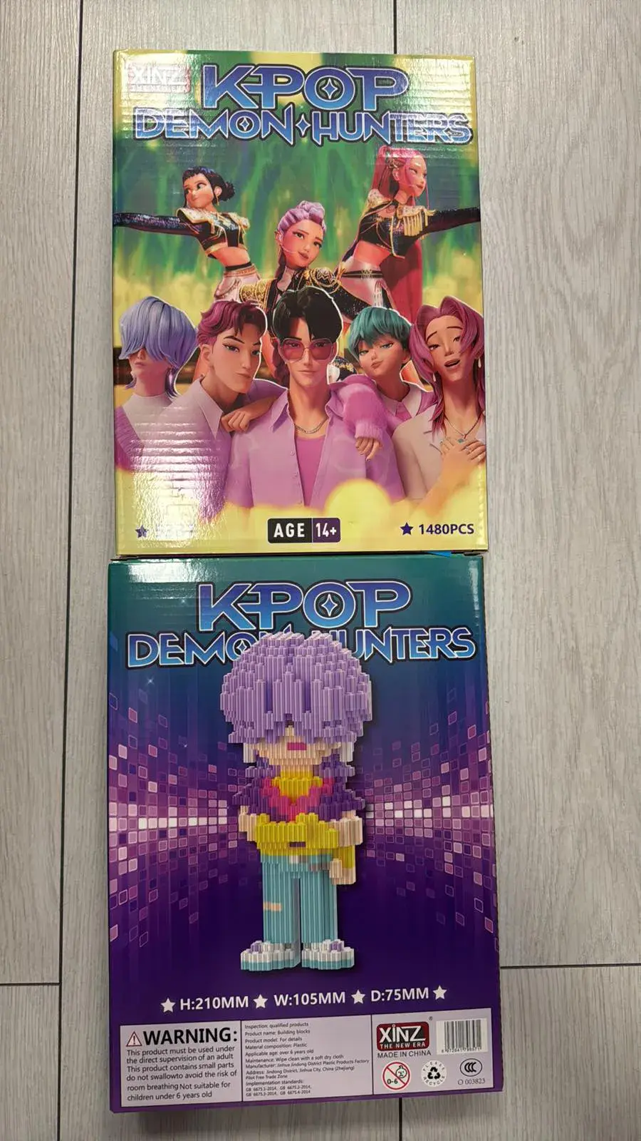 Zestaw klocków Kpop Demon Hunters 148 pcs Age 14+