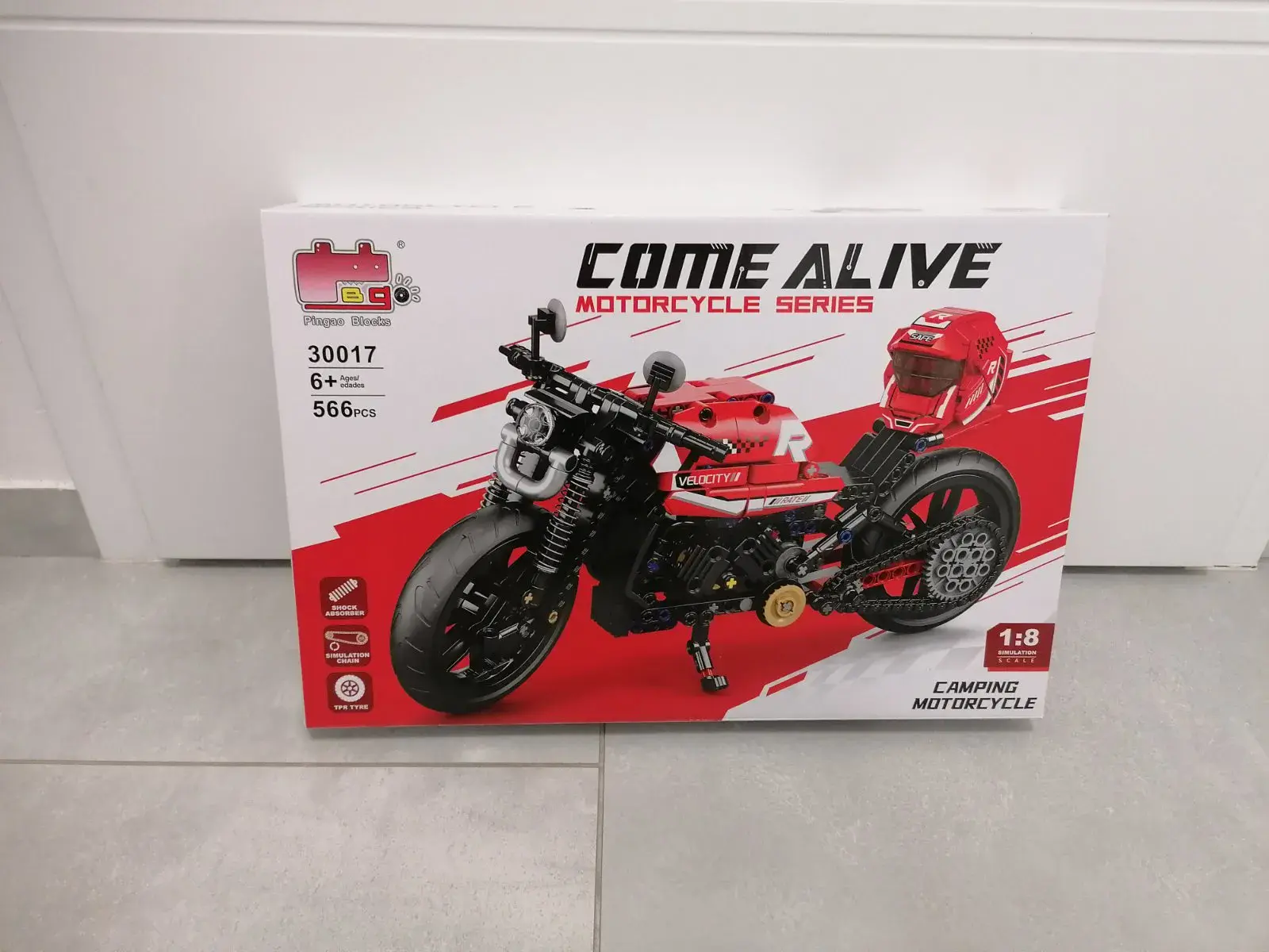 Zestaw klocków Come Alive Motorcycle Series 3017 566 cz.