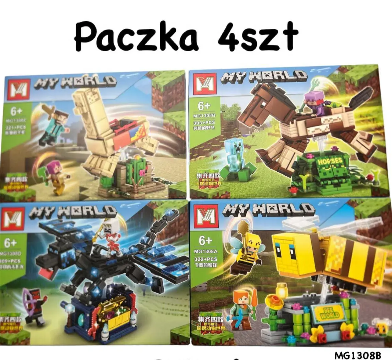 Zestaw klocków My World 4 opakowania 6+ lat