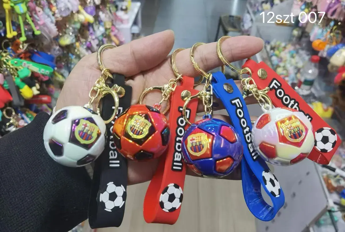 Brelok Zabawkowy Piłka FC Barcelona Mix Kolorów z zawieszką Football