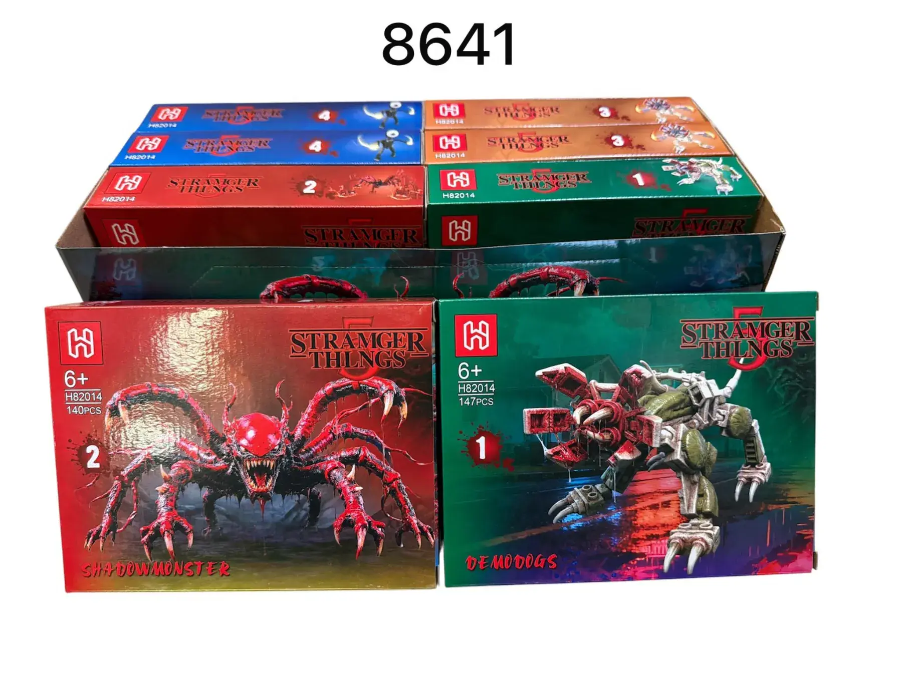 Zabawki Klocki Stranger Things Demogorgon i Demodog 8641