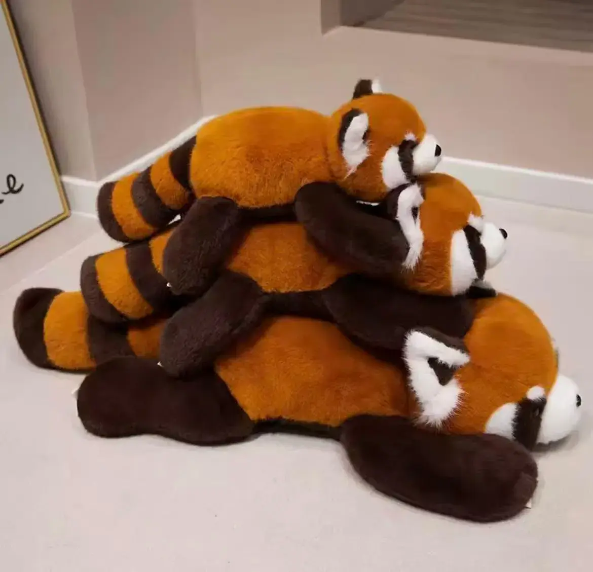 Pluszowa maskotka panda czerwona 45 cm miękka