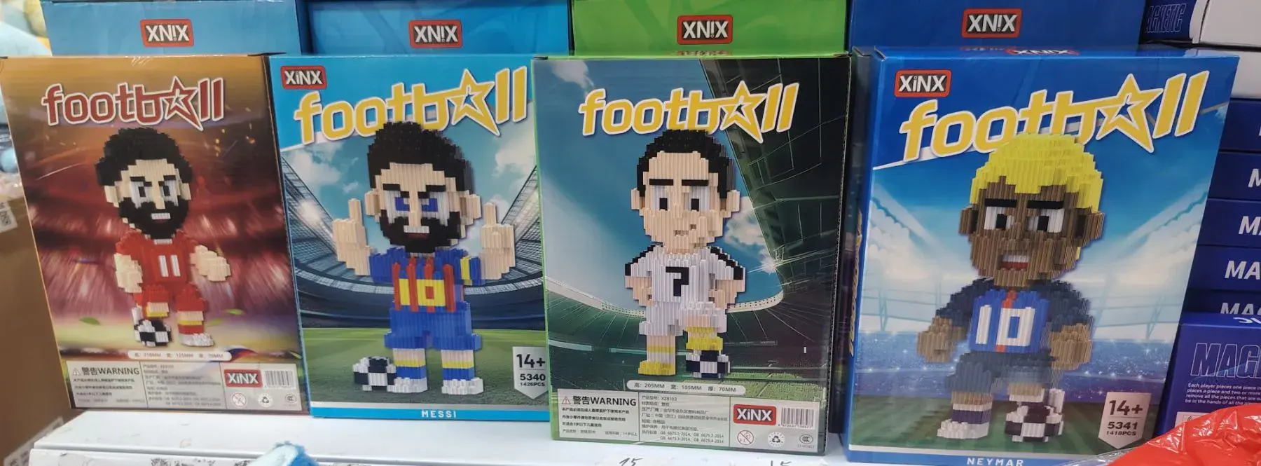 Klocki Piłka FIFA - zestawy z piłkarzami