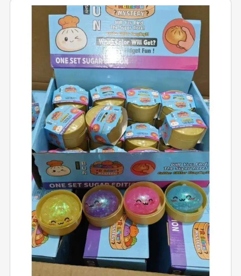 Zabawka Antystresowa Rainbow Mystery Fidget Bun Mix Kolorów