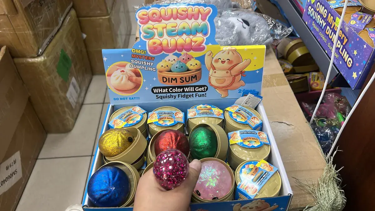 Squishy Steam Bunz Dim Sum Antystresowa Piłeczka Fidget