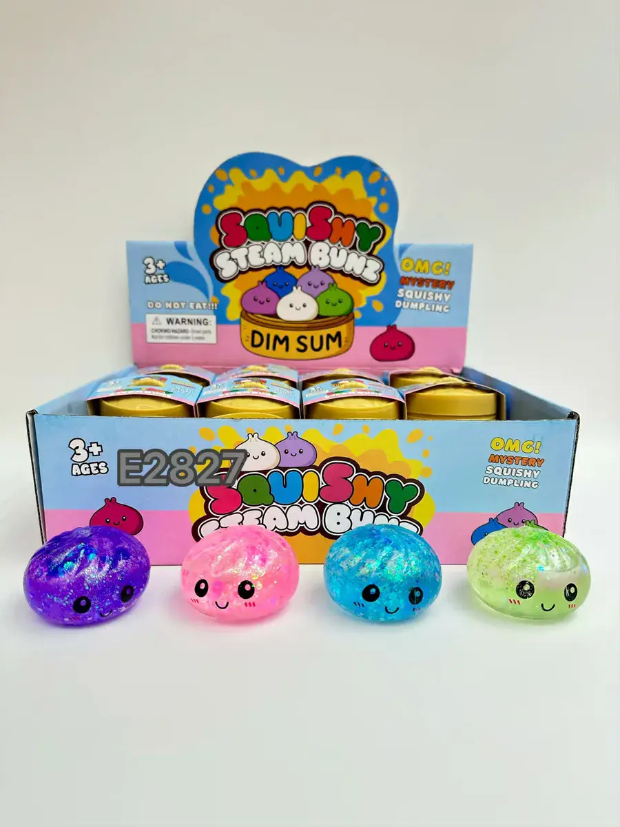Squishy Steam Bunz Dim Sum kolorowe squishy bułeczki antystresowe