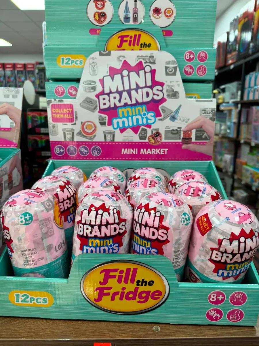 Mini Brands Mini Minis Zestaw 12 sztuk Mini Market Zabawka Kolekcjonerska