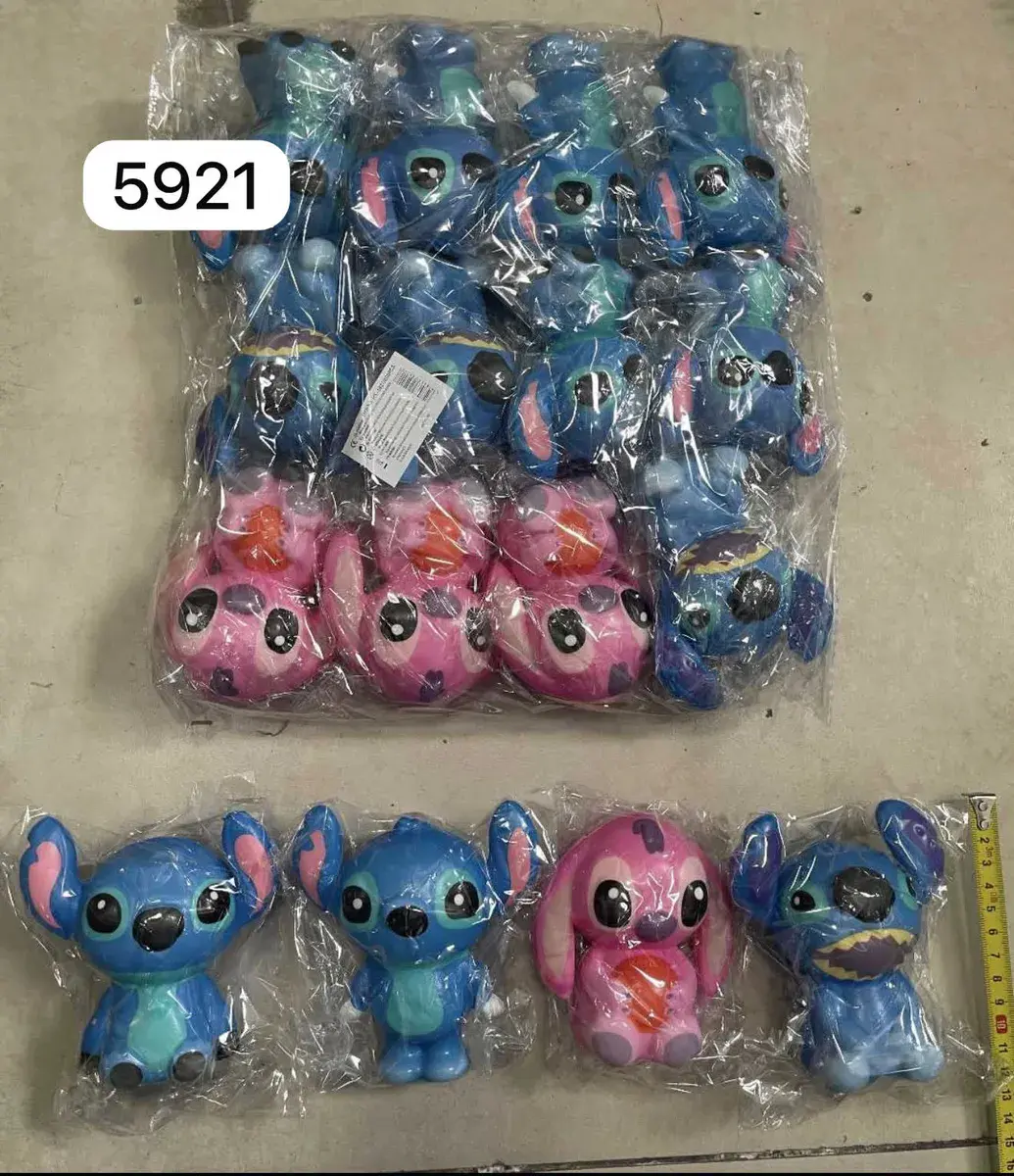 Figurki Squishy Zwierzątka Antystresowe Mix Kolorów 12 szt