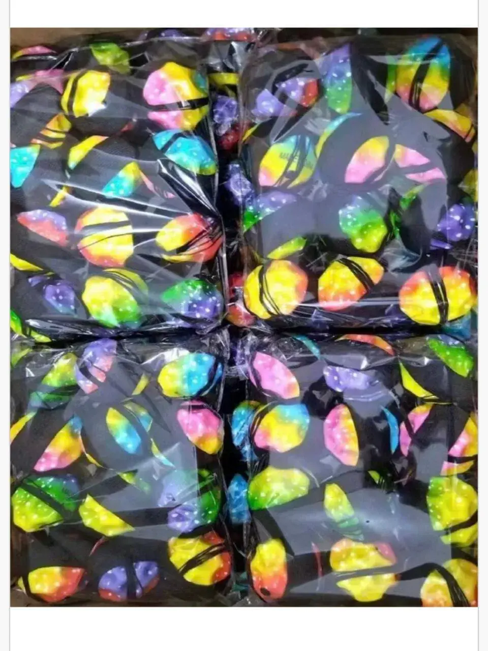 Piłka dla Dzieci Kolorowa Neonowa Galaxy, Zestaw 12 szt.