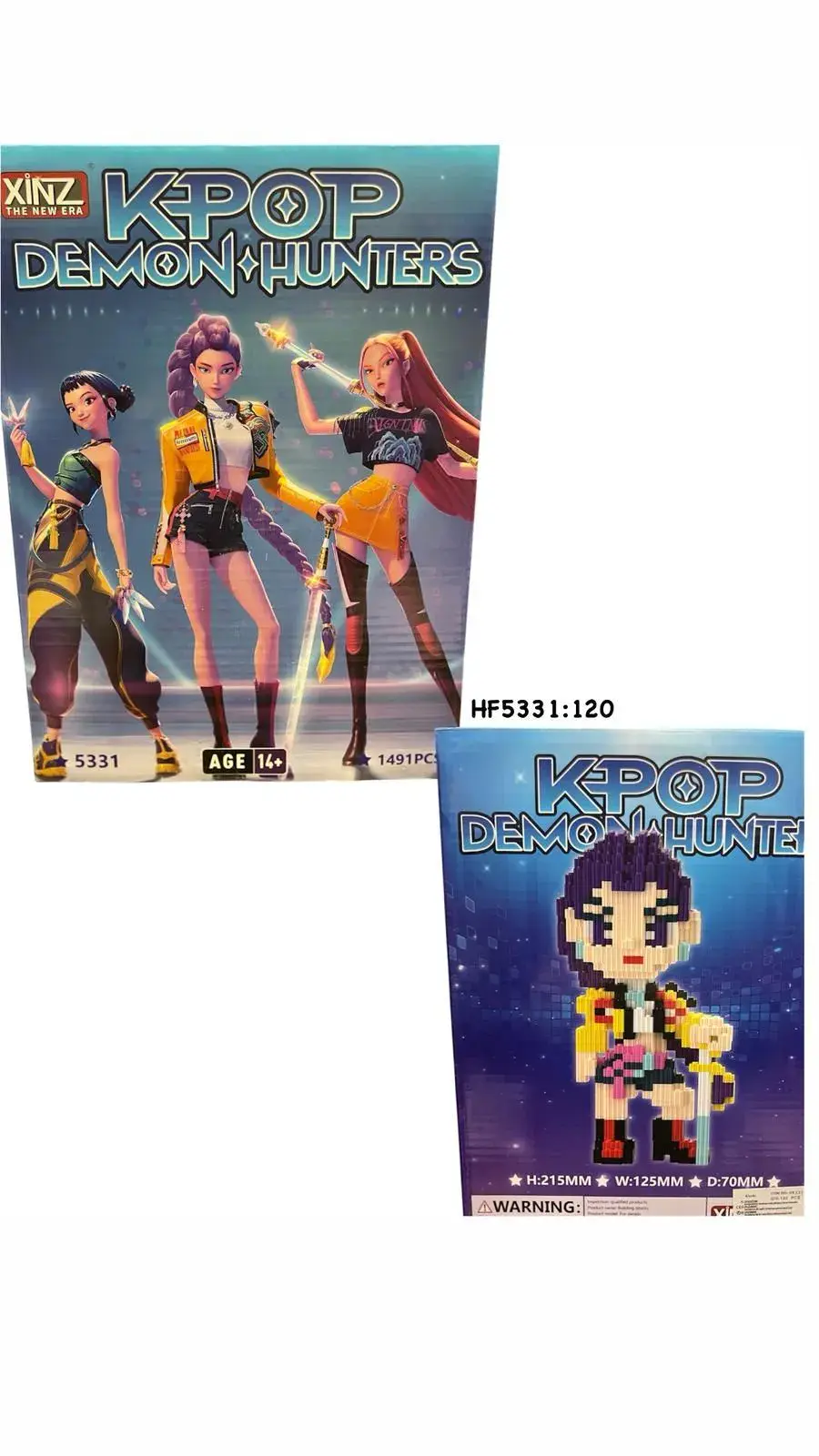 Zestaw klocków Kpop Demon Hunters XINZ HF531-120