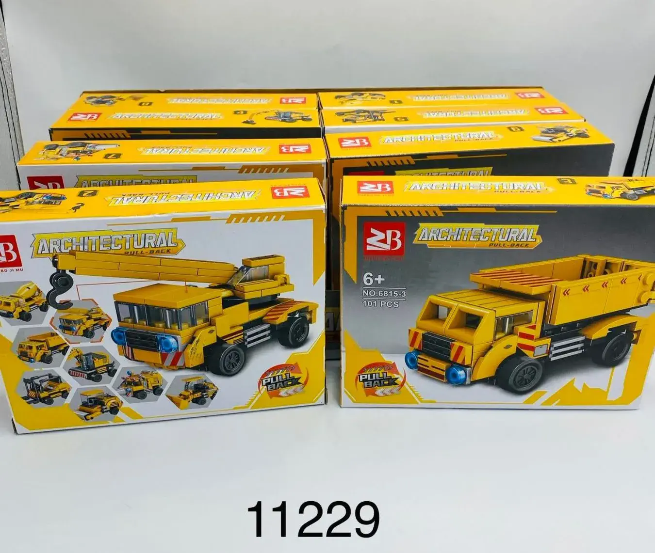 Zestaw klocków budowlanych ciężarówka 6+ 11229