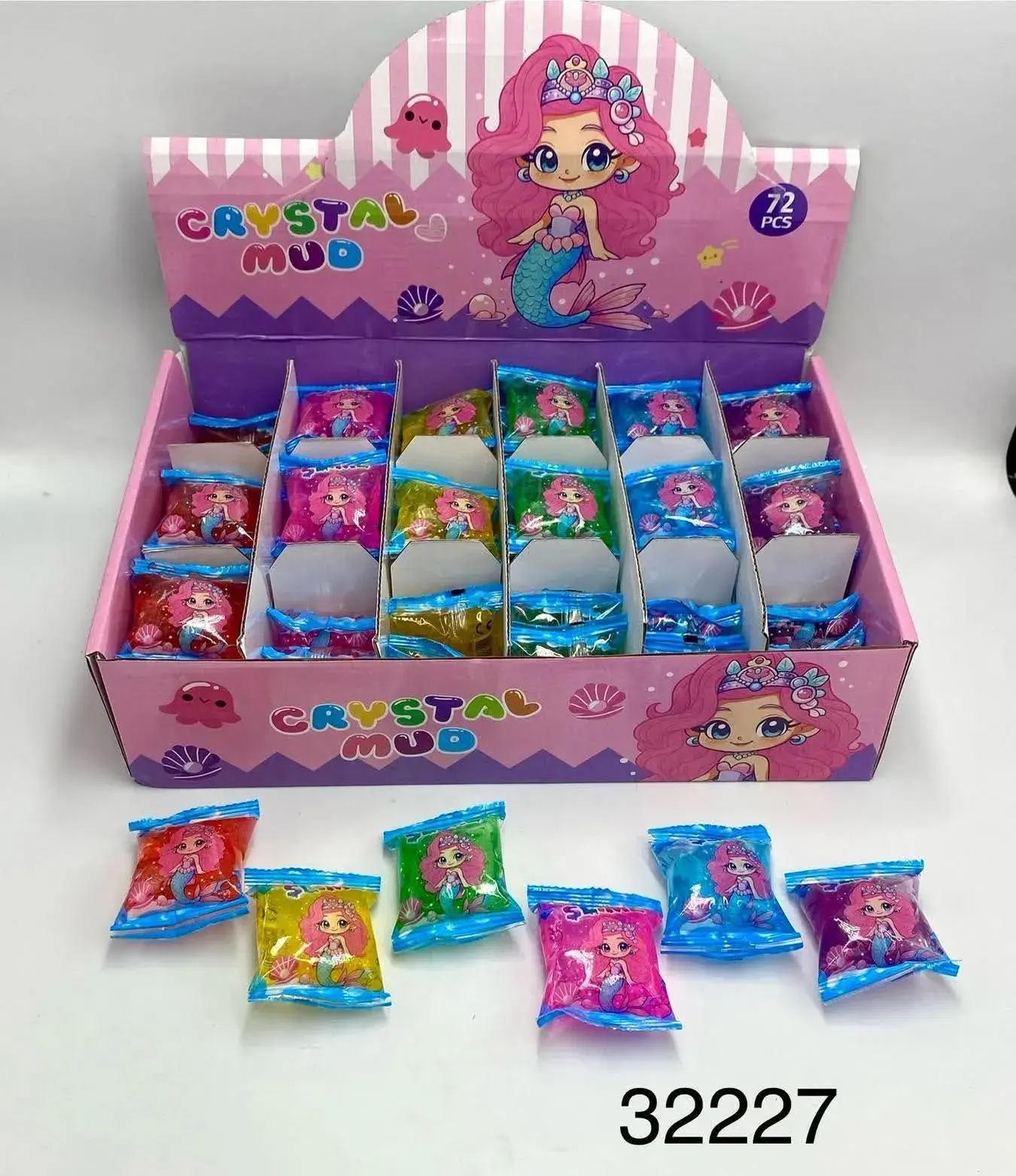 Crystal Mud Slime Syrenka 72 szt