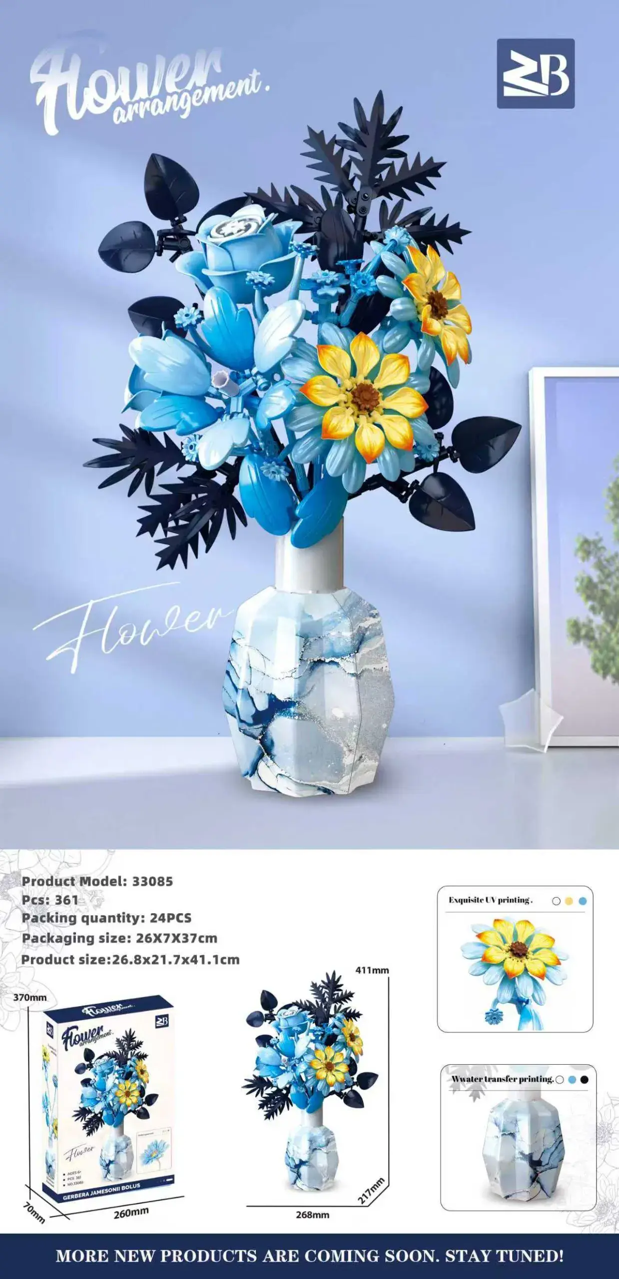 Klocki Kwiaty Flower Arrangement B1035