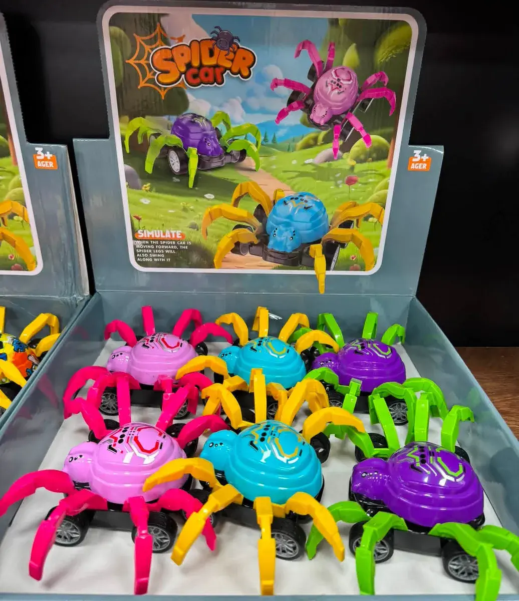 Zabawka Spider Car kolorowa z ruchomymi nogami 3+
