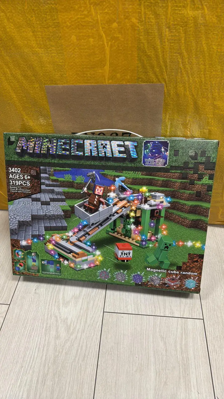 Zestaw klocków Minecraft 60326-163 Roller Coaster