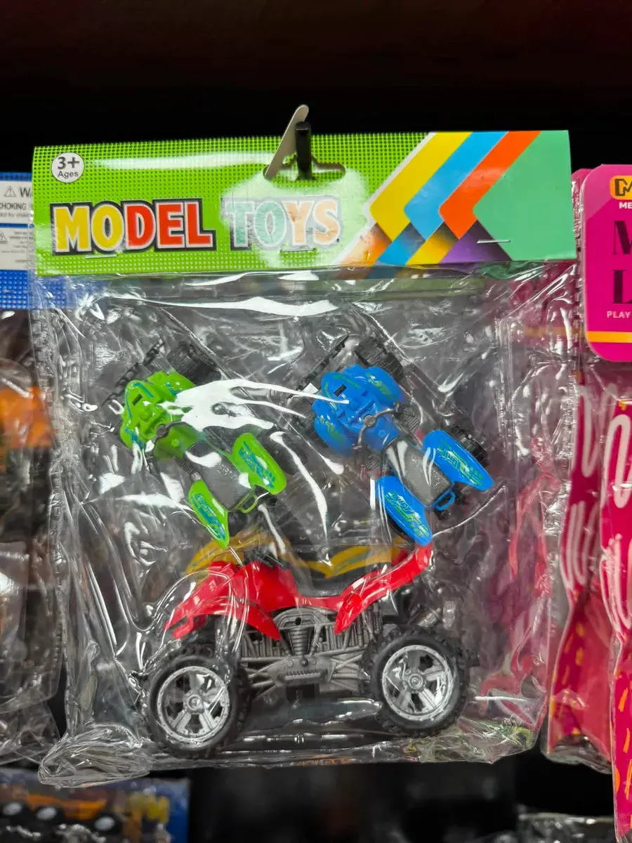 Model Toys Zestaw 3 Mini Quadów Czerwono-Niebiesko-Zielonych