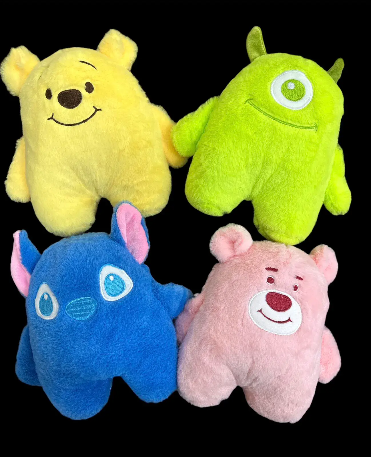 Maskotki brelok Disney: Kubuś, Shrek, Stitch, Piggie
