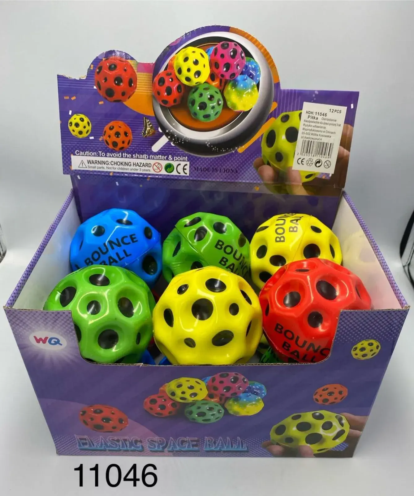 Zabawki Bouncy Ball Space Ball 8cm