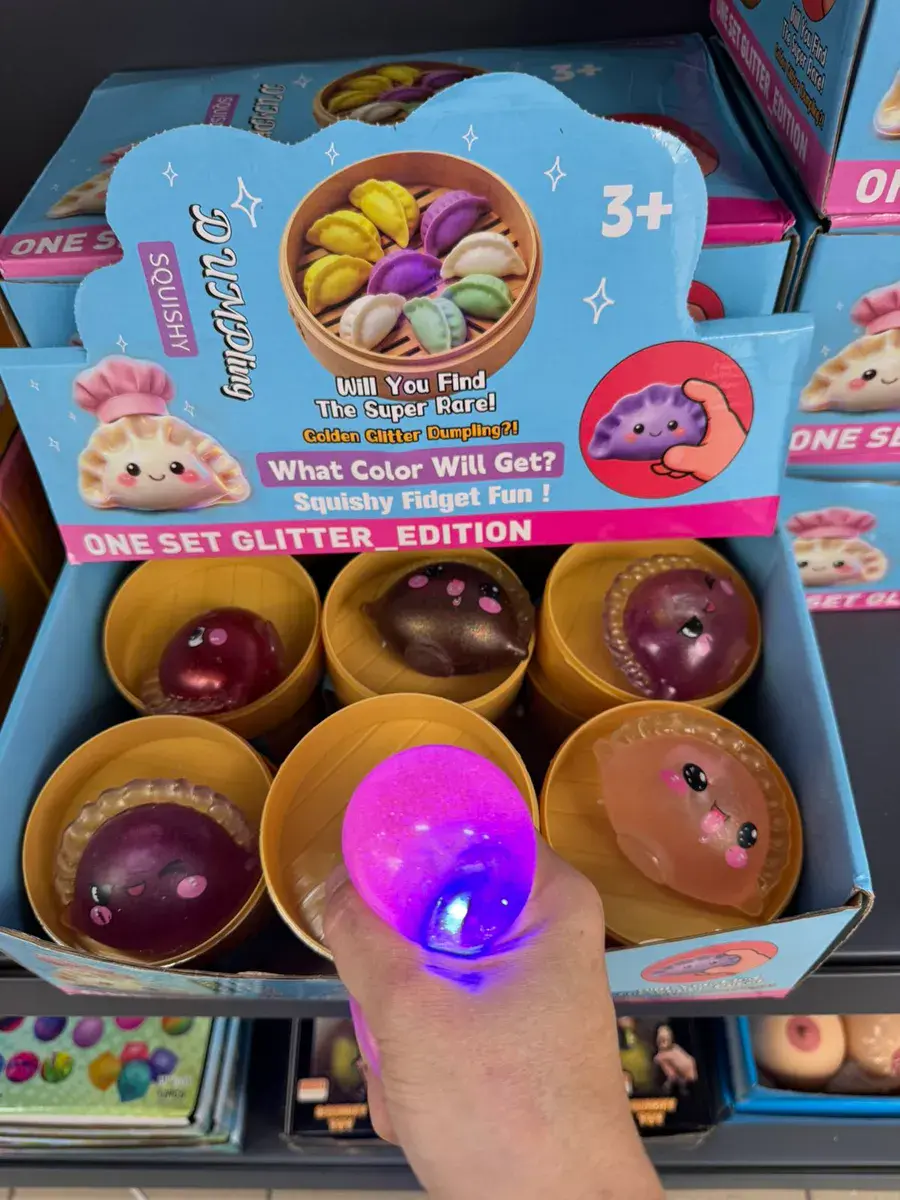 Squishy Dumpling Glitter Edition 3+ Fidget