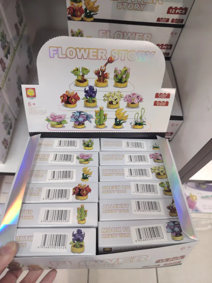 Zestaw klocków Flower Story 6+ roślinne figurki