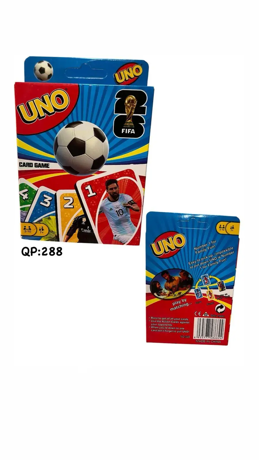 Karty UNO FIFA World Cup Piłka Nożna