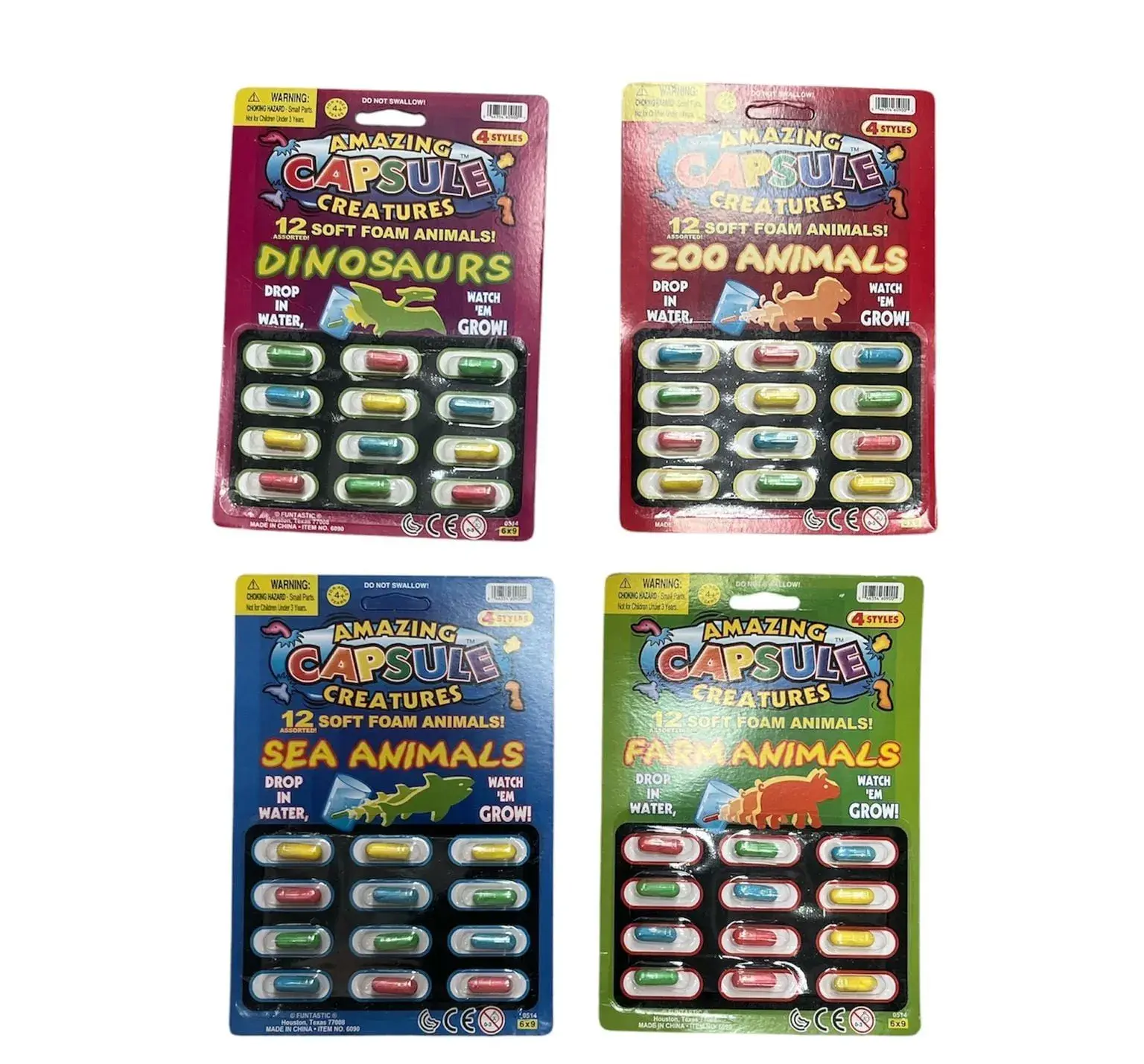 Zabawki Amazing Capsule Creatures Magiczne Kapsułki 24 szt