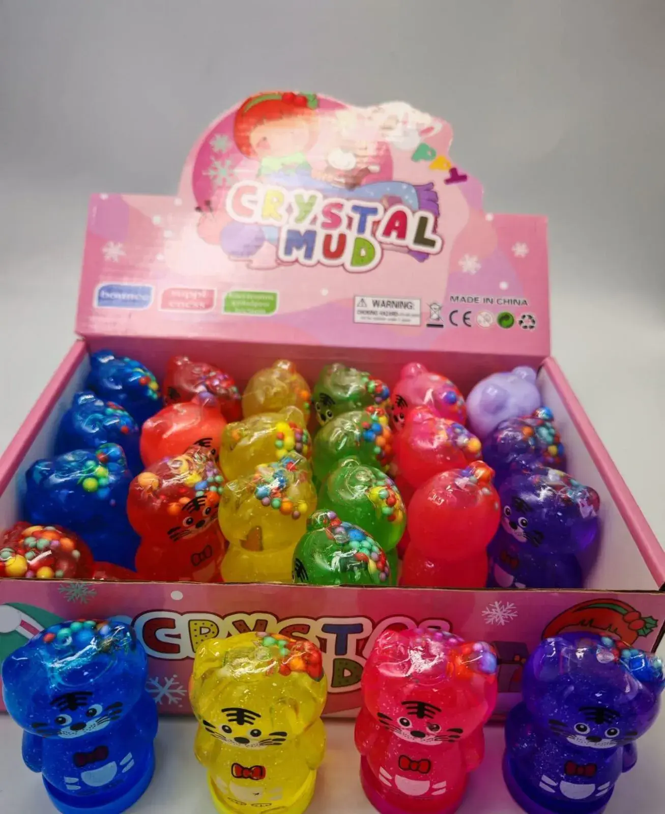 Zabawki Crystal Mud - kolorowe figurki z błyszczącym błotkiem