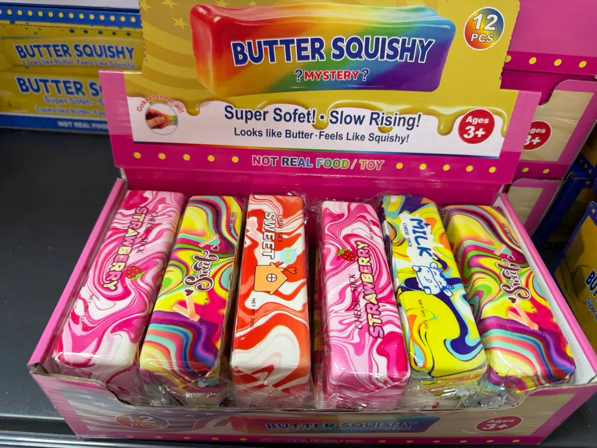Butter Squishy Zabawka Antystresowa Mix Kolorów 12 sztuk
