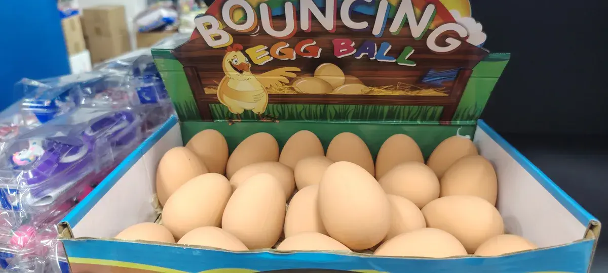 Bouncing Egg Ball Skaczące Jajko 24 szt.