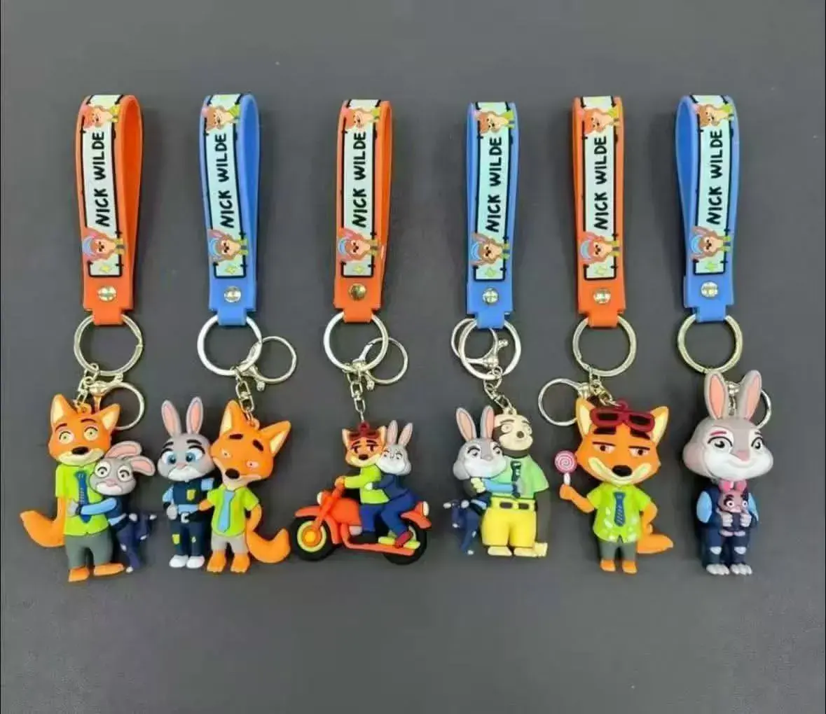 Breloki Zootopia Nick Judy Finnick 12 szt