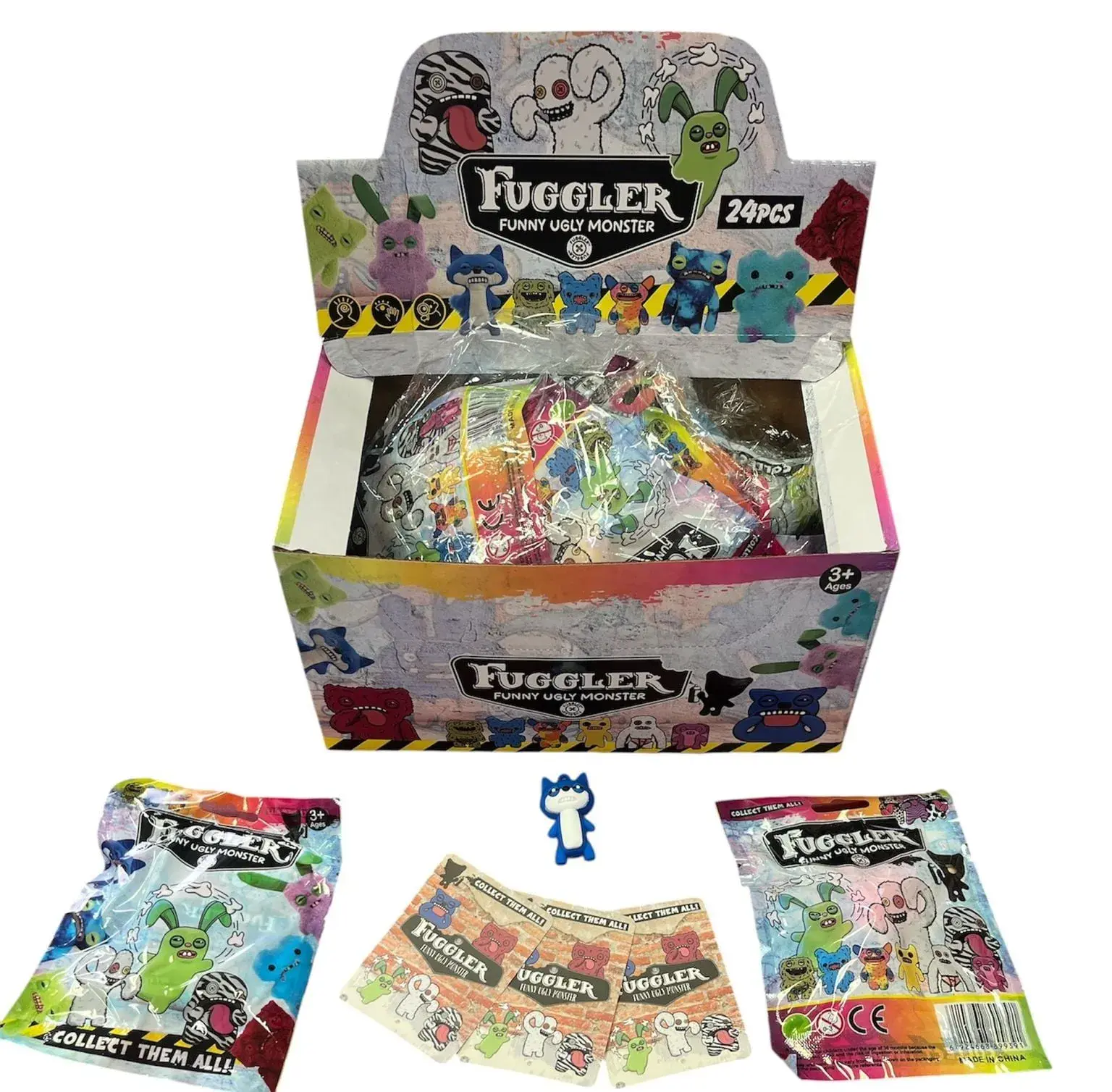 Saszetki Fuggler Funny Ugly Monster figurki niespodzianka 24 szt