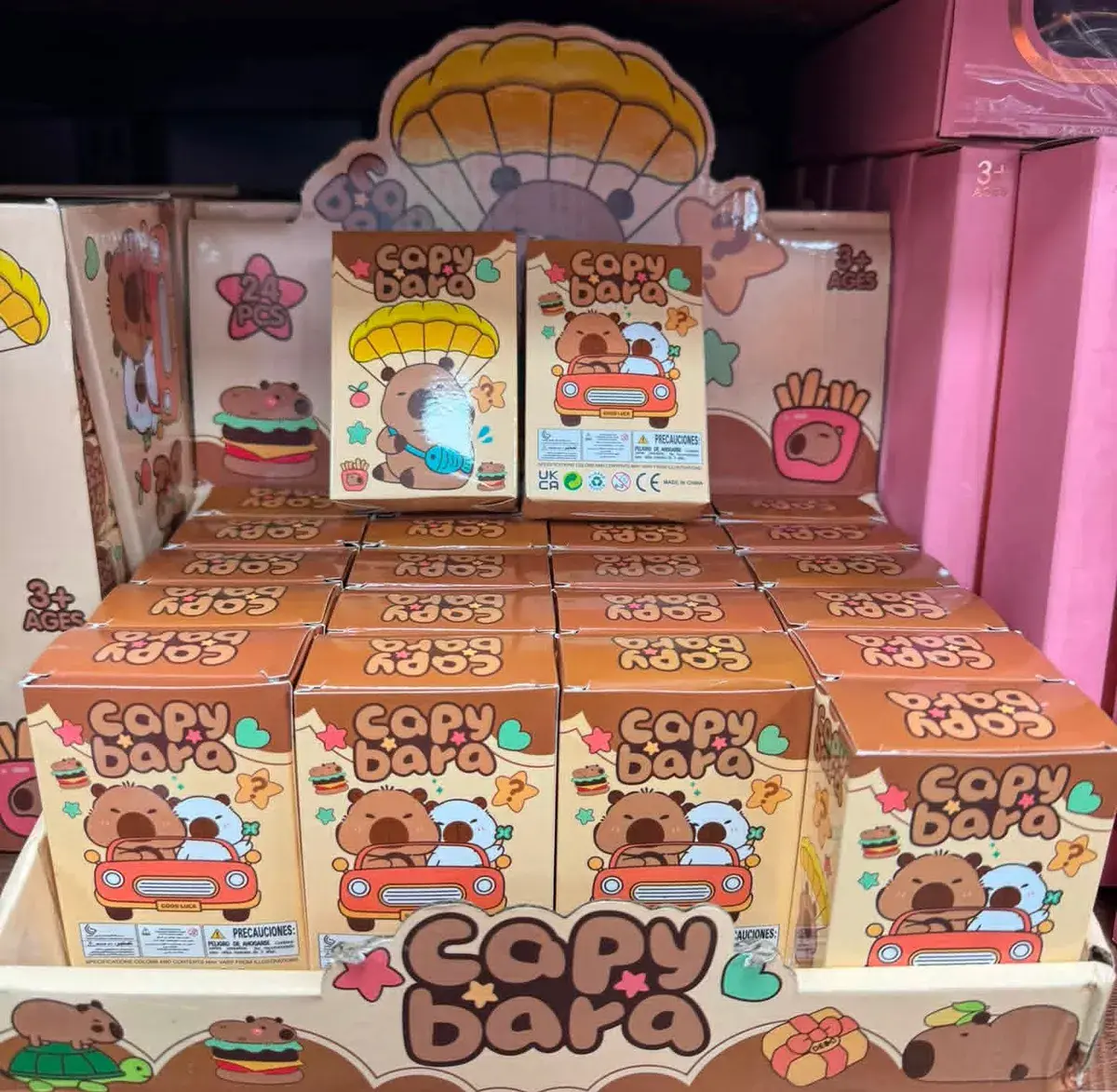 Copy Bara Zabawka Blind Box 24 sztuk Mix Motywów 3+