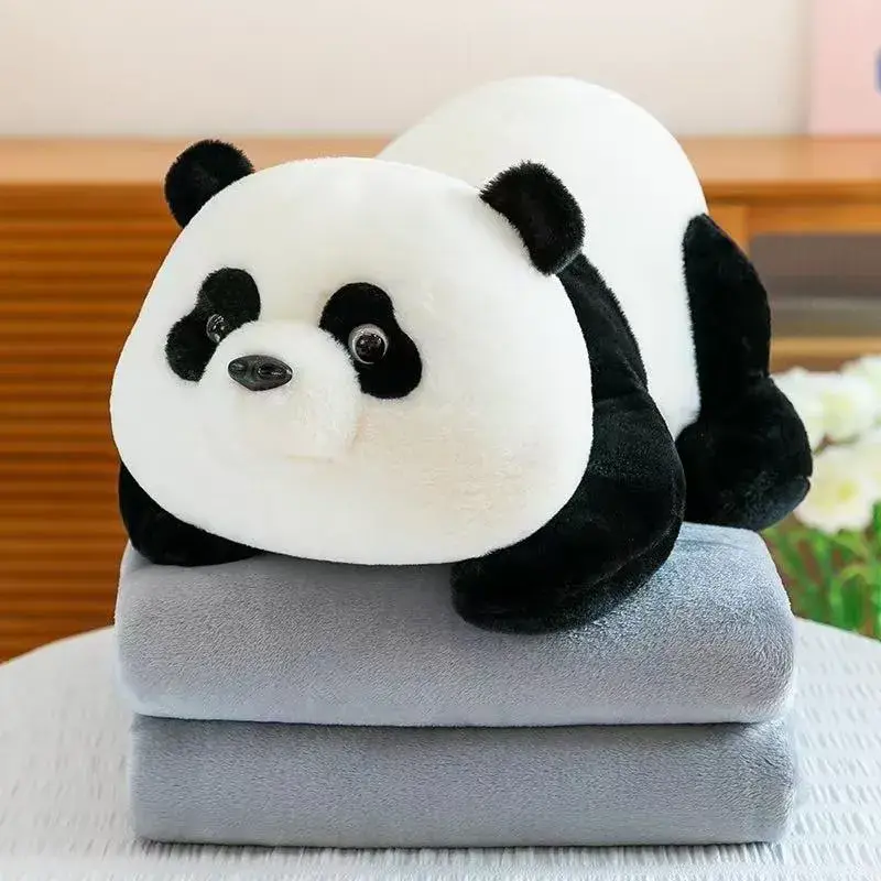 Pluszowa panda czarno-biała miękka maskotka dekoracyjna