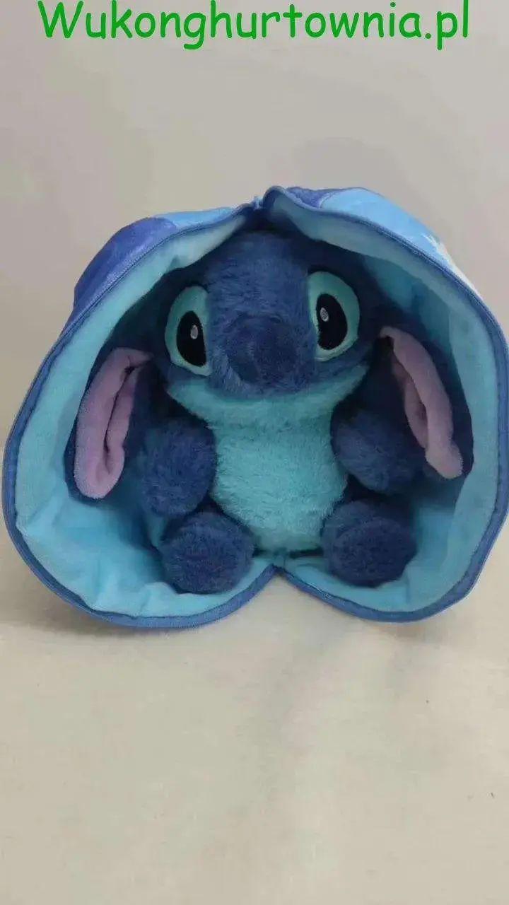 Maskotka Pluszowa Stitch 25cm w Zamykanym Jajku na Suwak