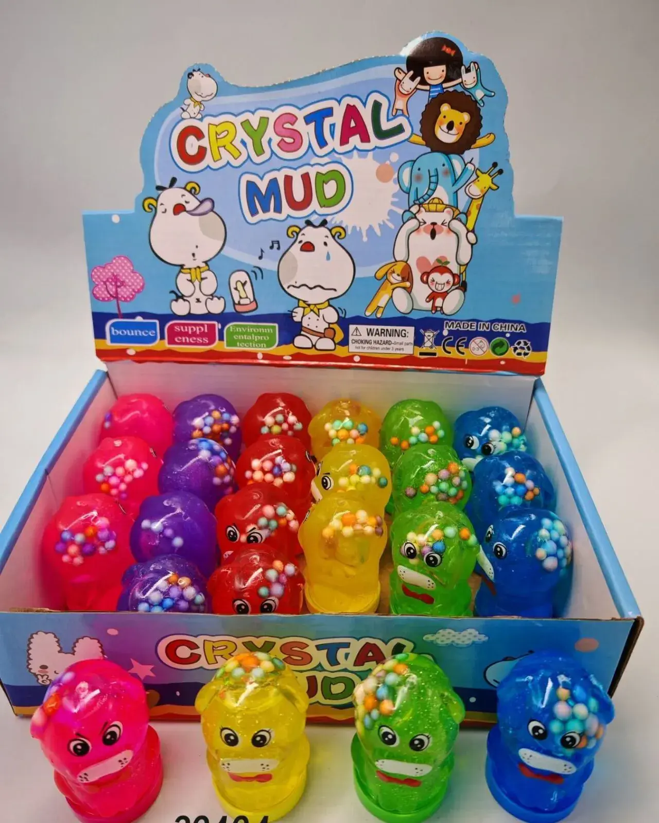 Zabawki Crystal Mud - kolorowe kulki błotka