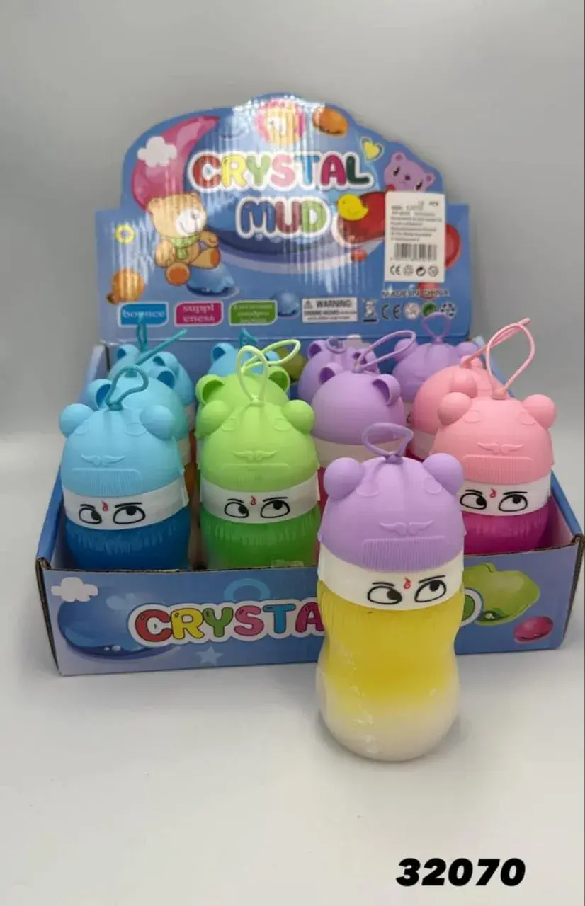 Zabawka Crystal Mud - Slime w Pojemniku Miś 12 szt.