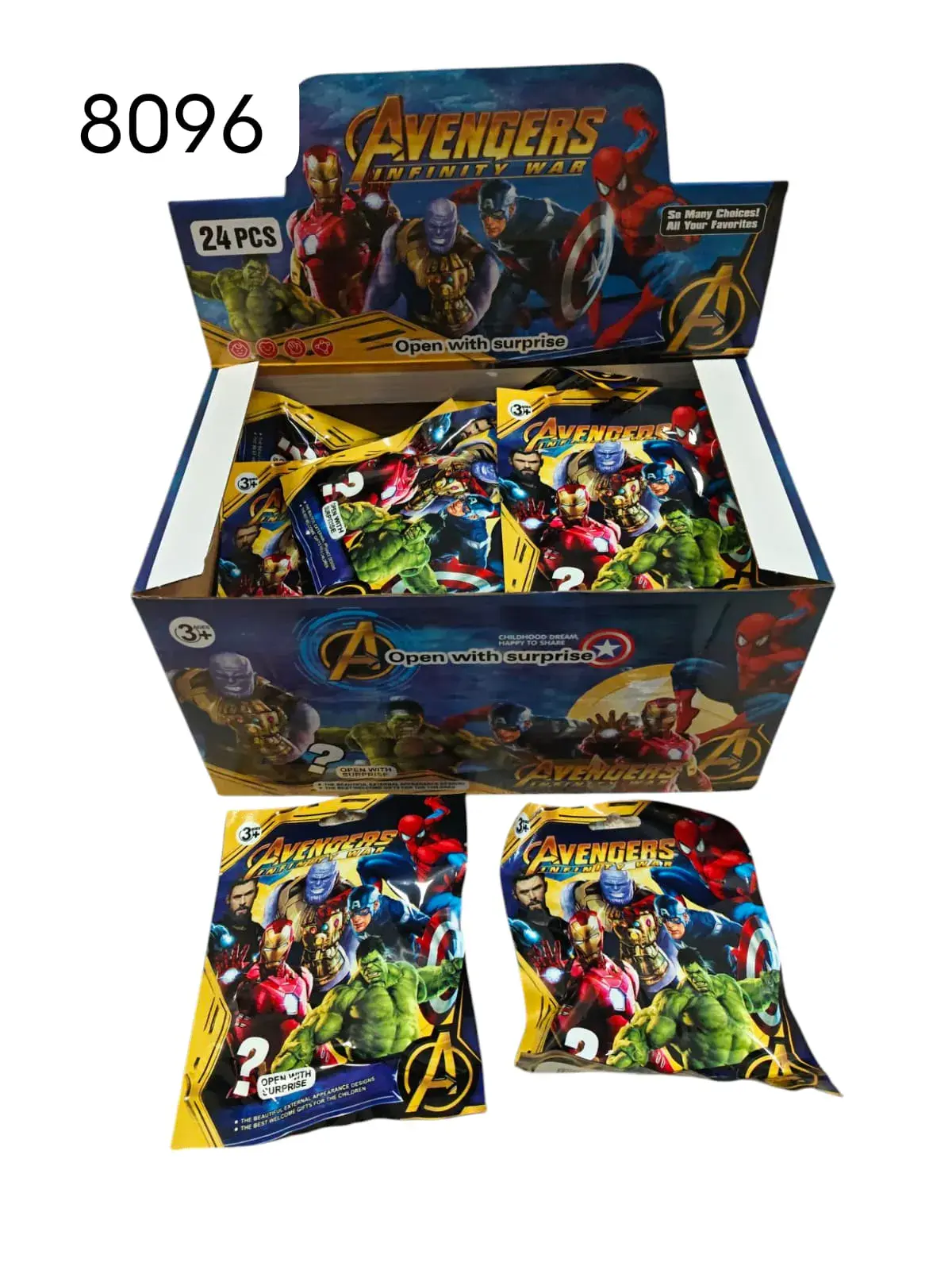 Saszetki Avengers Infinity War - Niespodzianka, Display 24 szt.